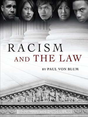 cover image of Racism and the Law